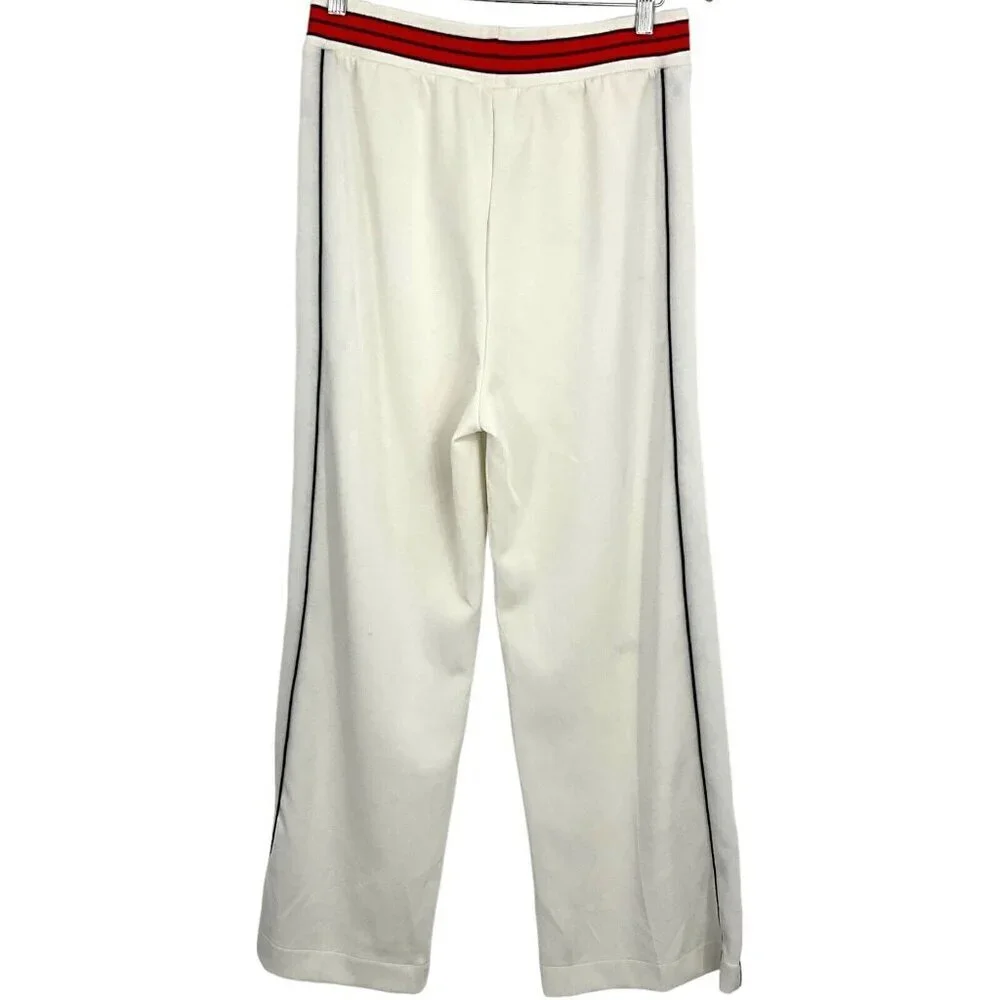 NWT Kilo Brava Size L Track Pants Lounge White Red Striped Waist Casual Womens - Picture 5 of 11
